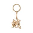 画像1: BlackEyePatch/ZENI RHINESTONE KEYCHAIN（GOLD） (1)
