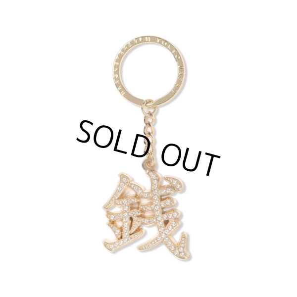 画像1: BlackEyePatch/ZENI RHINESTONE KEYCHAIN（GOLD） (1)