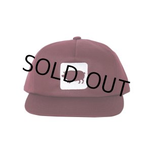 画像: PORKCHOP/CYOW COTTON CAP（MAROON）［コットンキャップ-25春夏］