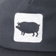 画像3: PORKCHOP/CYOW COTTON CAP（CHARCOAL）［コットンキャップ-25春夏］ (3)