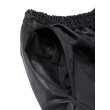 画像4: COOTIE PRODUCTIONS/Damp Coated Satin Wide Track Pants（Black）［ワイドトラックパンツ-25春夏］ (4)