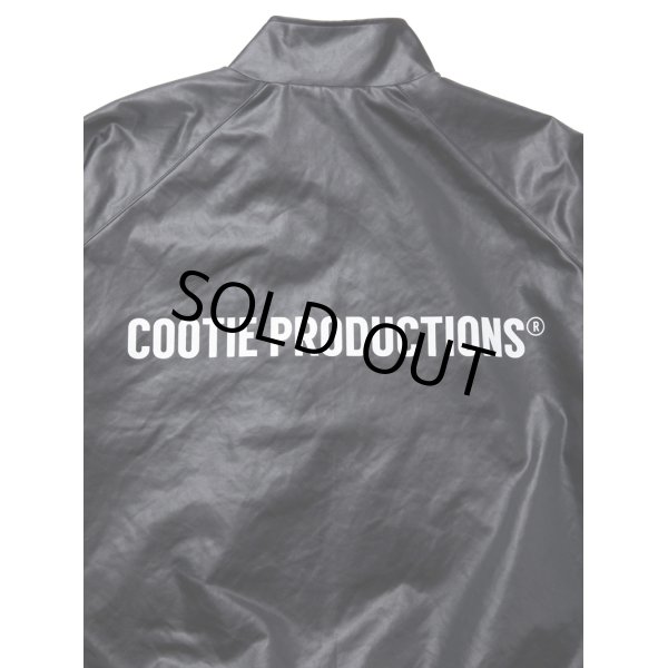 COOTIE PRODUCTIONS/Damp Coated Satin Track Jacket(Black COOTIE PRODUCTIONS/Damp Coated Satin Track Jacket(Black