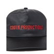 画像4: COOTIE PRODUCTIONS/Damp Coated Satin 5 Panel Cap（Black/Red）［5パネルキャップ-25春夏］ (4)