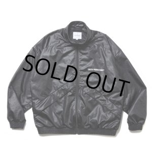 画像: COOTIE PRODUCTIONS/Damp Coated Satin Track Jacket（Black）［トラックJKT-25春夏］