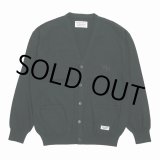 画像: WACKO MARIA/COTTON KNIT CARDIGAN（BLACK）［コットンニットカーディガン-25春夏］