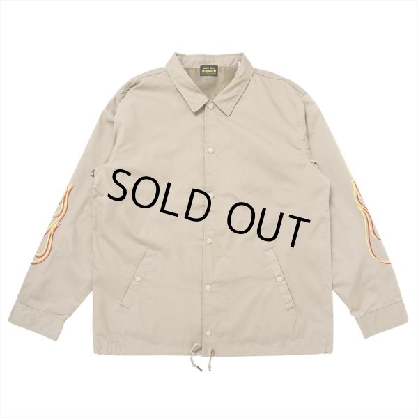 画像2: PORKCHOP/LOGO COACH JKT（BEIGE）［ロゴコーチJKT-25春夏］ (2)