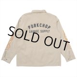 画像: PORKCHOP/LOGO COACH JKT（BEIGE）［ロゴコーチJKT-25春夏］