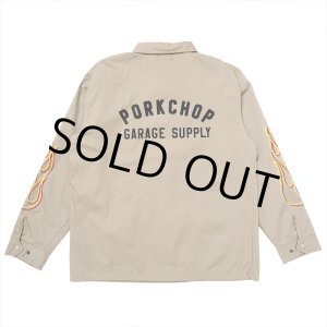 画像: PORKCHOP/LOGO COACH JKT（BEIGE）［ロゴコーチJKT-25春夏］