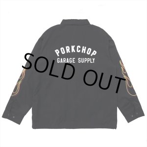 画像: PORKCHOP/LOGO COACH JKT（BLACK）［ロゴコーチJKT-25春夏］