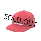 画像: CALEE/CAL NT LOGO TWILL CAP＜NATURALLY PAINT DESIGN＞（RED）［ツイルキャップ-25春夏］