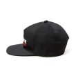 画像2: CALEE/CAL NT LOGO TWILL CAP＜NATURALLY PAINT DESIGN＞（BLACK）［ツイルキャップ-25春夏］ (2)