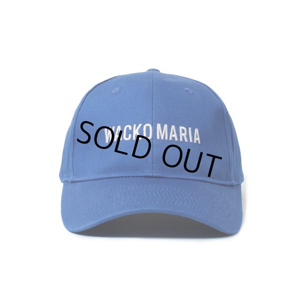画像1: WACKO MARIA/6PANEL CAP（BLUE）［6パネルキャップ-25春夏］ (1)