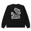 画像1: BlackEyePatch/RIPPED APART OG LABEL CREW SWEAT（BLACK） (1)