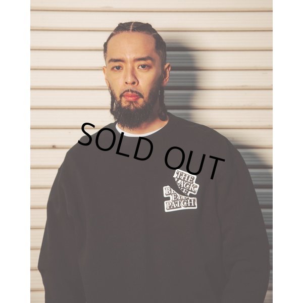 画像3: BlackEyePatch/RIPPED APART OG LABEL CREW SWEAT（BLACK） (3)