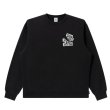 画像2: BlackEyePatch/RIPPED APART OG LABEL CREW SWEAT（BLACK） (2)