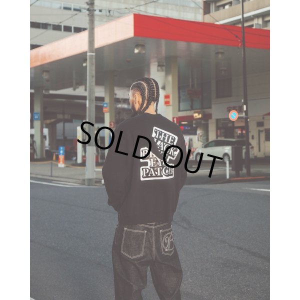 画像4: BlackEyePatch/RIPPED APART OG LABEL CREW SWEAT（BLACK） (4)
