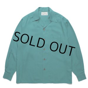 画像: WACKO MARIA/KASURI STRIPED OPEN COLLAR SHIRT（GREEN）［カスリストライプオープンカラーシャツ-25春夏］
