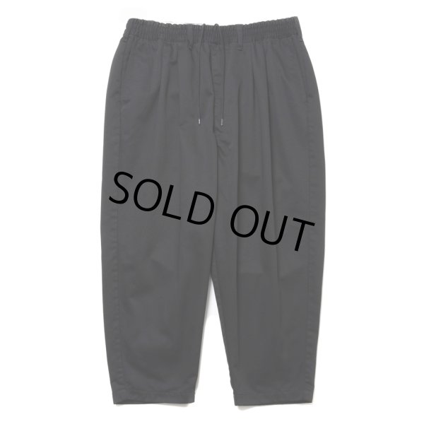 画像1: COOTIE PRODUCTIONS/T/C 2 Tuck Easy Ankle Pants（Black）［T/C 2タックイージーアンクルパンツ-25春夏］ (1)