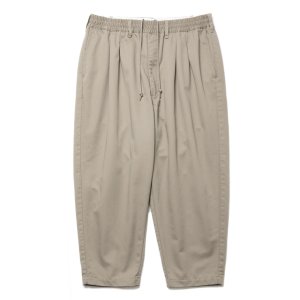画像: COOTIE PRODUCTIONS/T/C 2 Tuck Easy Ankle Pants（Beige）［T/C 2タックイージーアンクルパンツ-25春夏］