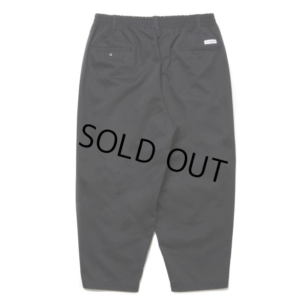 画像2: COOTIE PRODUCTIONS/T/C 2 Tuck Easy Ankle Pants（Black）［T/C 2タックイージーアンクルパンツ-25春夏］ (2)