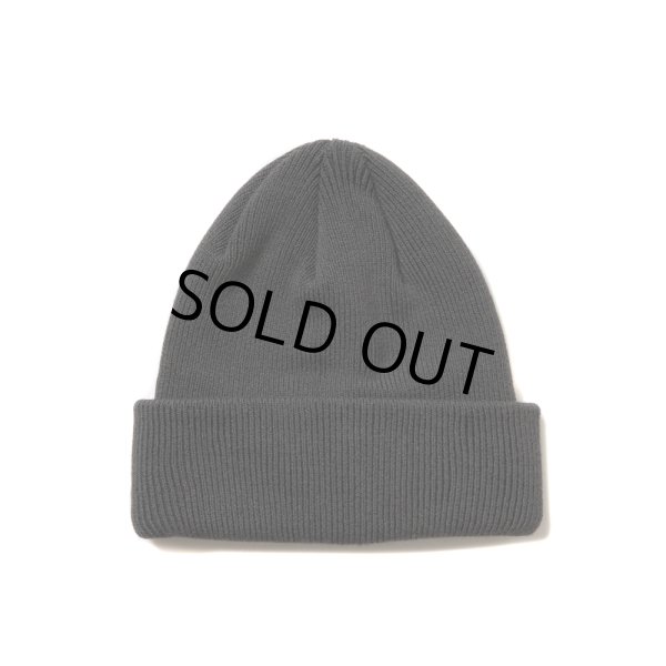 画像1: COOTIE PRODUCTIONS/S/R Cuffed Beanie（Charcoal）［カフドビーニー-25春夏］ (1)