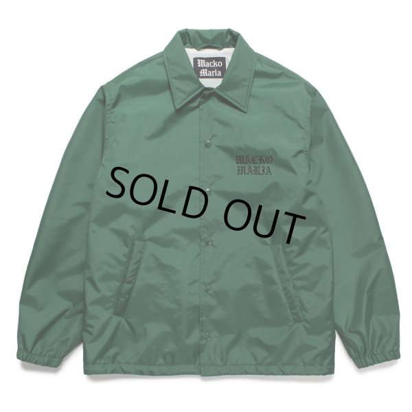 画像2: WACKO MARIA/COACH JACKET（GREEN）［コーチJKT-25春夏］ (2)