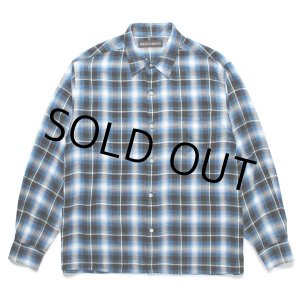 画像: WACKO MARIA/CHECK REGULAR COLLAR SHIRT（BLUE）［チェックレギュラーカラーシャツ-25春夏］