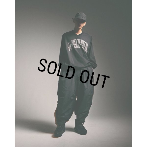 画像2: 【20％OFF】TIGHTBOOTH/RIPPLE BALLOON PANTS（Black）［リップルバルーンパンツ-25春夏］ (2)