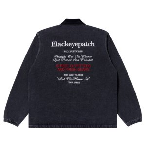 画像: BlackEyePatch/BIG BUSINESS FLAGSHIPS DENIM COACH JACKET（BLACK）
