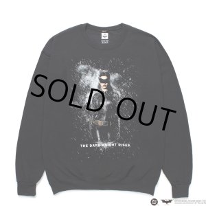 画像: WACKO MARIA/THE DARK KNIGHT TRILOGY / SWEAT SHIRT（BLACK）［クルーネックスウェット-25春夏］