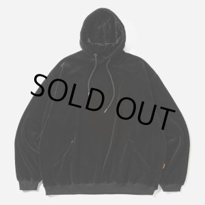 画像: TIGHTBOOTH/VELOUR PULLOVER HOODIE（Black）［ベロアプルオーバーフーディー-25春夏］