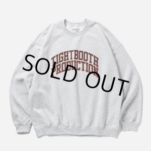 画像: 【30％OFF】TIGHTBOOTH/COLLEGE CREW SWEAT SHIRT（Ash）［クルーネックスウェット-25春夏］