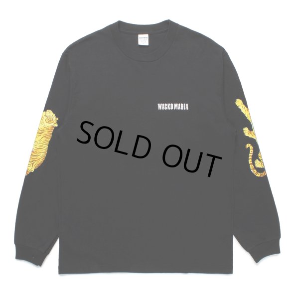 画像2: WACKO MARIA/TIM LEHI / WASHED HEAVY WEIGHT LONG SLEEVE T-SHIRT（BLACK）［プリント長袖T-25春夏］ (2)