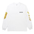 画像2: WACKO MARIA/TIM LEHI / WASHED HEAVY WEIGHT LONG SLEEVE T-SHIRT（WHITE）［プリント長袖T-25春夏］ (2)