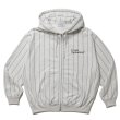 画像1: COOTIE PRODUCTIONS/Allover Print Open End Yarn Sweat Zip Hoodie（Oatmeal）［ストライプスウェットジップフーディー-25春夏］ (1)