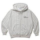画像: COOTIE PRODUCTIONS/Allover Print Open End Yarn Sweat Zip Hoodie（Oatmeal）［ストライプスウェットジップフーディー-25春夏］