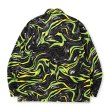 画像2: CALEE/CAMO PATTERN OVER SHILHOUETTE L/S SHIRT JACKET（BLACK/GREEN）［カモパターンシャツJKT-25春夏］ (2)