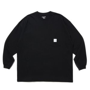 画像: COOTIE PRODUCTIONS/Open End Yarn Error Fit L/S Tee（Black）［エラーフィット長袖ポケT-25春夏］