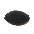 画像1: COOTIE PRODUCTIONS/Crochet Knit Beret（Black）［ニットベレー-25春夏］ (1)