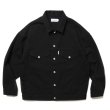 画像1: COOTIE PRODUCTIONS/Needle Punch Twill 3rd Type Jacket（Black）［ニードルパンチツイルサードタイプJKT-25春夏］ (1)