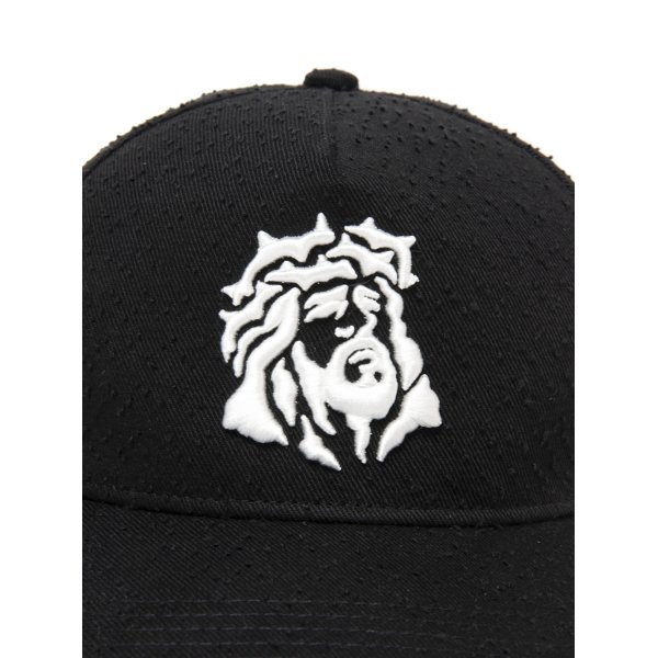 画像4: COOTIE PRODUCTIONS/Needle Punch Twill 5 Panel Cap（Black）［ニードルパンチツイル5パネルキャップ-25春夏］ (4)