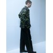 画像9: CALEE/CAMO PATTERN OVER SHILHOUETTE L/S SHIRT JACKET（BLACK/GREEN）［カモパターンシャツJKT-25春夏］ (9)
