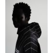 画像5: COOTIE PRODUCTIONS/Allover Print Open End Yarn Sweat Zip Hoodie（Black）［ストライプスウェットジップフーディー-25春夏］ (5)