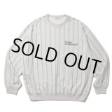画像: COOTIE PRODUCTIONS/Allover Print Open End Yarn Sweat Crew（Oatmeal）［ストライプスウェットクルー-25春夏］