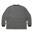 画像2: COOTIE PRODUCTIONS/Jacquard Border L/S Tee（Black）［ジャガードボーダー長袖T-25春夏］ (2)