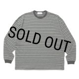 画像: COOTIE PRODUCTIONS/Jacquard Border L/S Tee（Black）［ジャガードボーダー長袖T-25春夏］