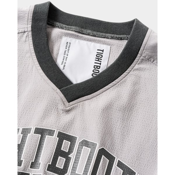 画像2: TIGHTBOOTH/COLLEGE WIND SHIRT（Grey）［ウィンドシャツ-25春夏］ (2)