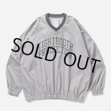 画像: 【30％OFF】TIGHTBOOTH/COLLEGE WIND SHIRT（Grey）［ウィンドシャツ-25春夏］