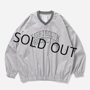 画像: 【30％OFF】TIGHTBOOTH/COLLEGE WIND SHIRT（Grey）［ウィンドシャツ-25春夏］