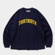 画像1: TIGHTBOOTH/COLLEGE L/S T-SHIRT（Navy）［プリント長袖T-25春夏］ (1)